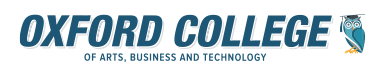 Oxford College of Arts, Business and Technology logo.